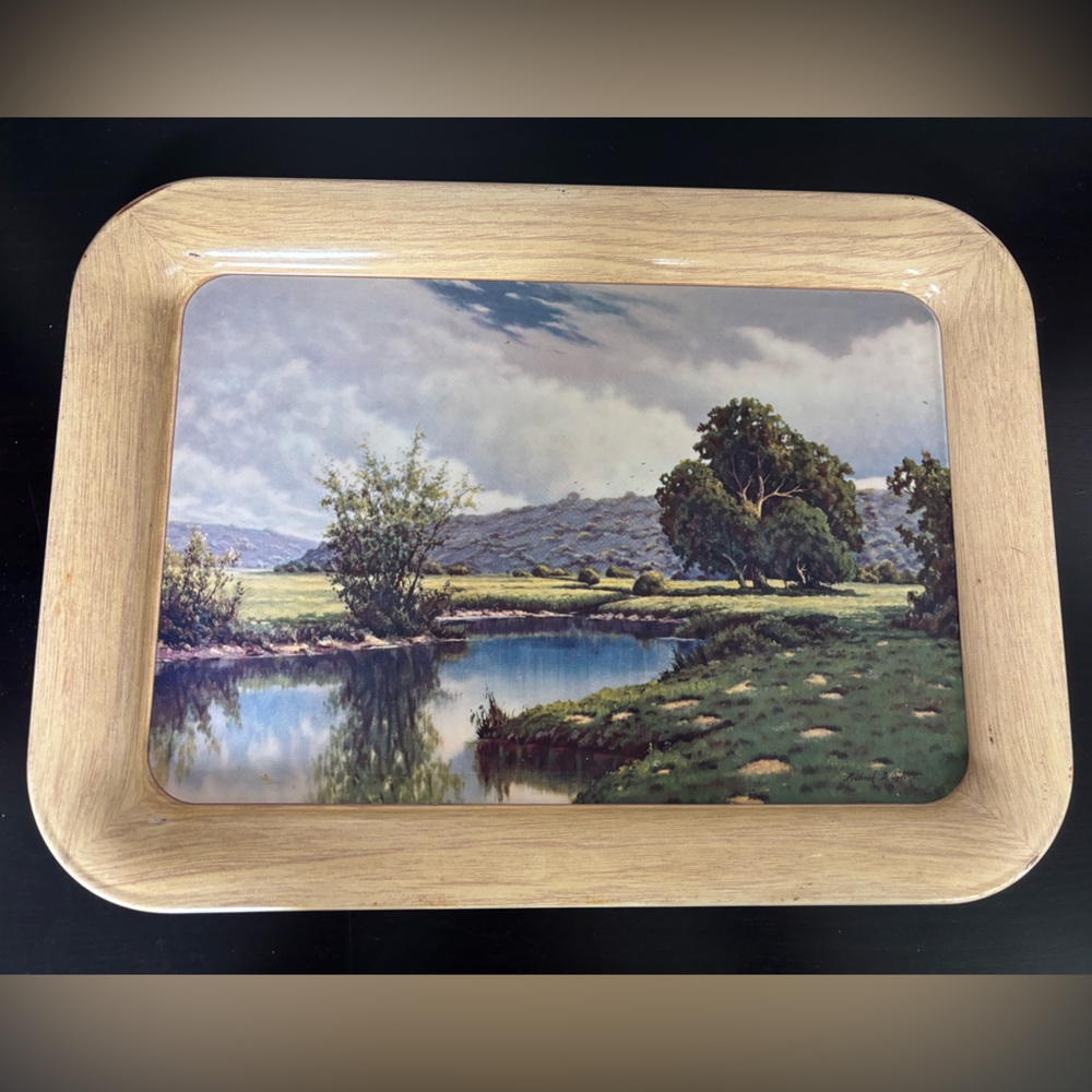 Scenic Landscape Decorative Tray